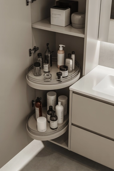 Rotating Storage for Hard-to-Reach Corners