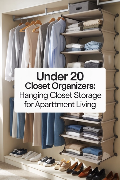 21 Under $20 Home Organizer Ideas Worth Buying 16 Under 20 Closet Organizers: Hanging Closet Storage for Apartment Living