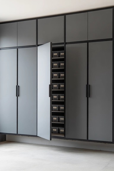 22 Garage Wall Storage Ideas That Free Up Floor Space 16 Wall-Mounted Cabinets That Conceal Visual Clutter