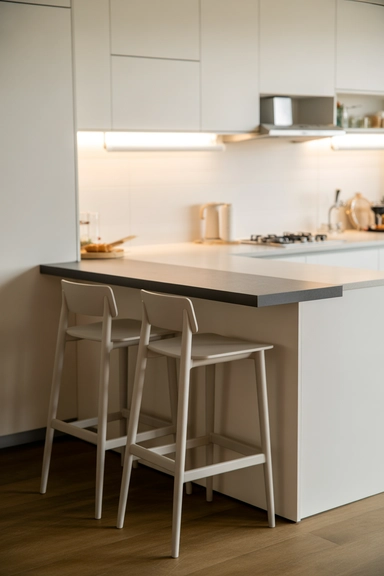 23 Small Kitchen Remodel Ideas That Maximize Every Inch 17 Create a Breakfast Bar Extension