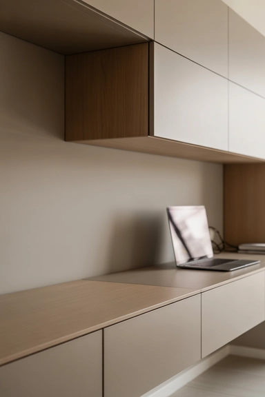 Home Office Storage Ideas That Keep Workspaces Clear 17 Use Floating Cabinets for Modern Storage