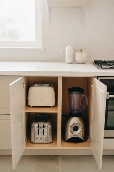 Appliance Garage That Reduces Visual Clutter