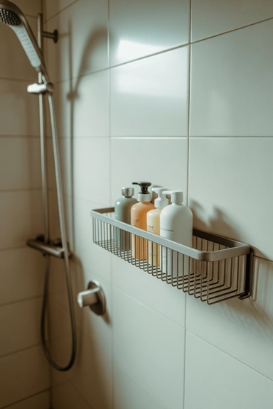 Minimal Metal Rack With Open Drainage Design