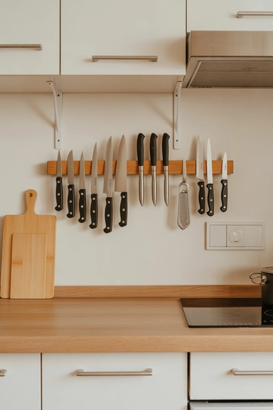 Mount a Magnetic Strip to Free Up Drawer Space