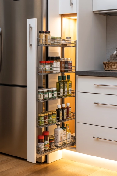 22 Amazon Kitchen Cabinet Organizer Ideas for Homes 16 Narrow Cabinet Organizers for Small Kitchen Storage