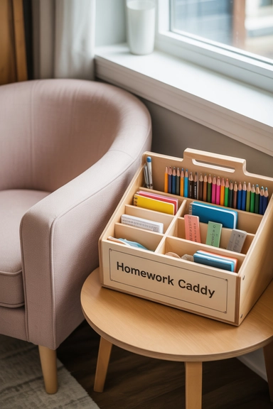 23 Back To School Organization Ideas For Families 17 Portable Homework Caddies