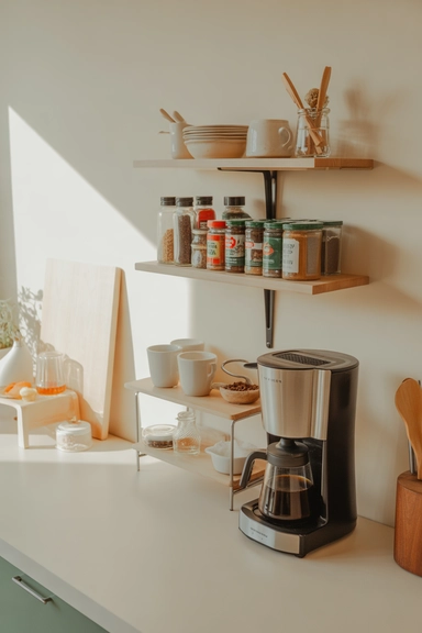 22 Amazon Home Organization Finds for Small Spaces 17 Tiered Counter Shelves That Add Height Without Bulk