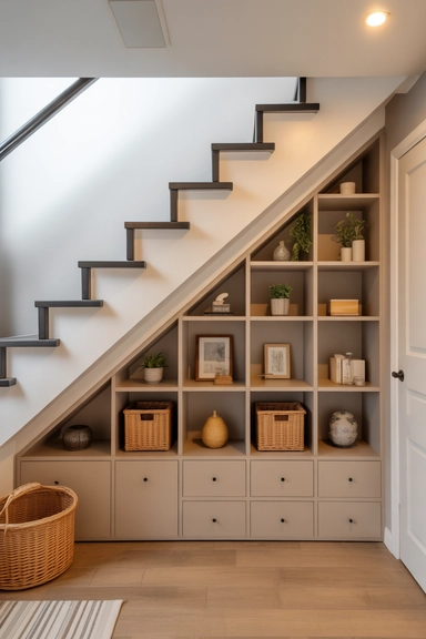 23 Chic Home Organization Ideas For Stylish Homes 17 Under-Stair Nooks Transformed into Functional Storage