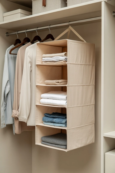 22 Amazon Home Organization Finds for Small Spaces 18 Hanging Closet Organizers That Convert Vertical Air Into Storage