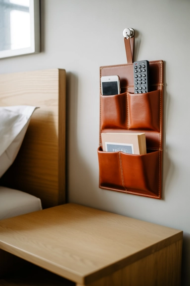 Add a Wall-Mounted Pocket Organizer for Tight Spaces