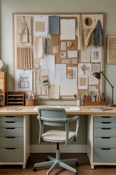 21 Vintage Craft Room Ideas for a Cozy Creative Space 19 Inspiration Boards for Project Planning