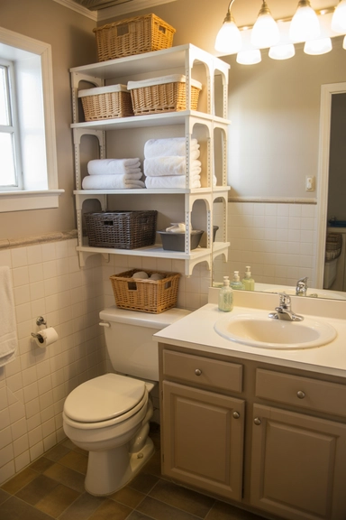 22 Amazon Home Organization Finds for Small Spaces 19 Over-the-Toilet Storage Units That Use Vertical Bathroom Space