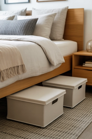  Use IKEA-Style Sliding Storage Solutions