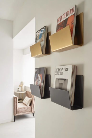 23 Chic Home Organization Ideas For Stylish Homes 20 Chic Wall-Mounted Magazine Racks