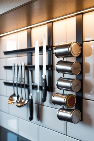 Magnetic Strips for Efficient Metal Storage