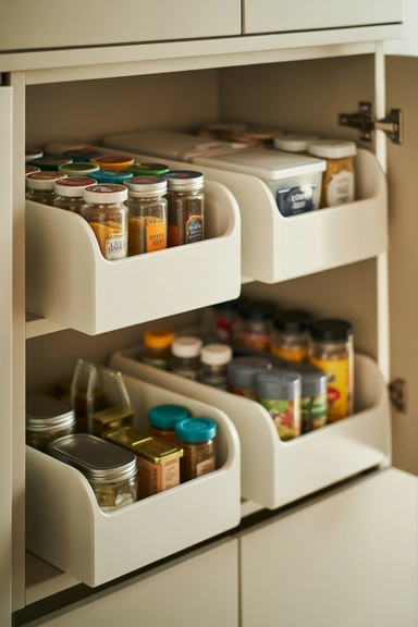 22 Amazon Kitchen Cabinet Organizer Ideas for Homes 19 Multi-Tier Cabinet Organizers for Maximum Capacity