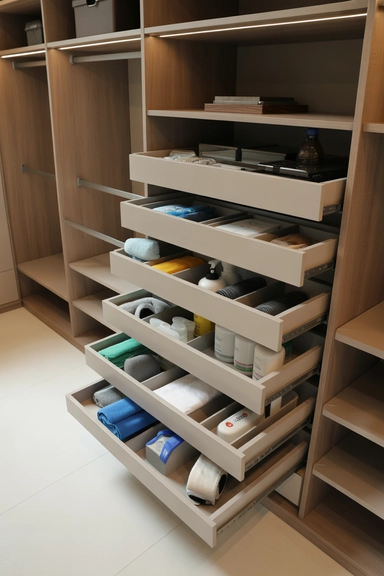 21 Cleaning Supplies Organization Ideas That Actually Work 20 Pull-Out Drawer Systems for Deep Cleaning Closets
