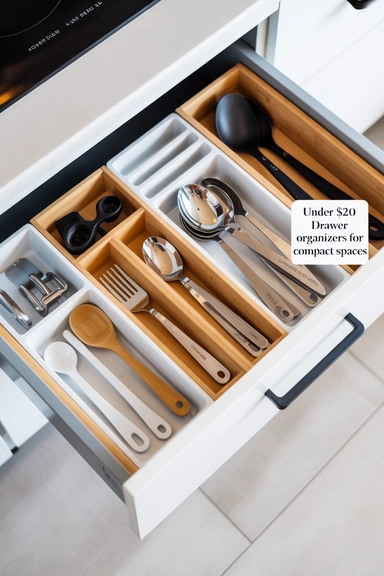 21 Under $20 Home Organizer Ideas Worth Buying 19 Under 20 Drawer Organizers for Compact Spaces