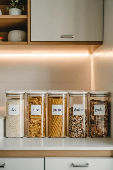 Use Clear Containers to Simplify Food Storage