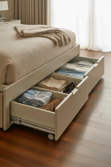 2- Add Rolling Drawers for Everyday Access