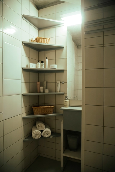 Corner Shelving That Uses Overlooked Space