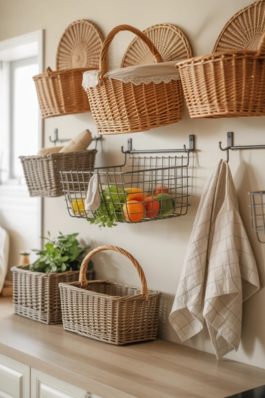 Decorative Basket Wall Displays
