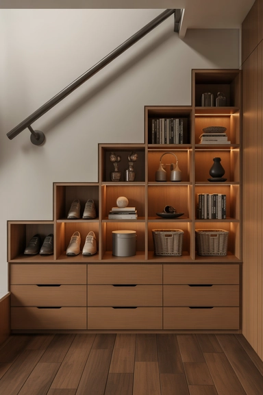 23 Chic Home Organization Ideas For Stylish Homes 3 Under-Stair Storage Solutions for Tight Interiors