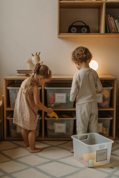 21 Shared Kids Room Organization Ideas That Actually Work 21 Keep a Minimal Daily Reset Routine
