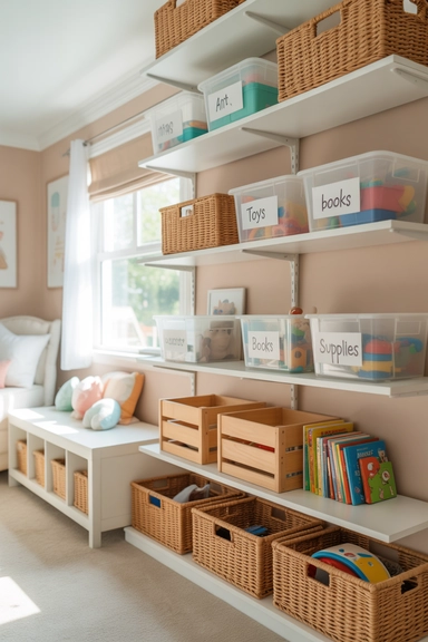 22 Kids Room Storage Ideas That Keep Toys Under Control 21 Use Budget-Friendly Storage Solutions