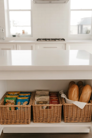 Basket Storage for Snacks and Daily Items