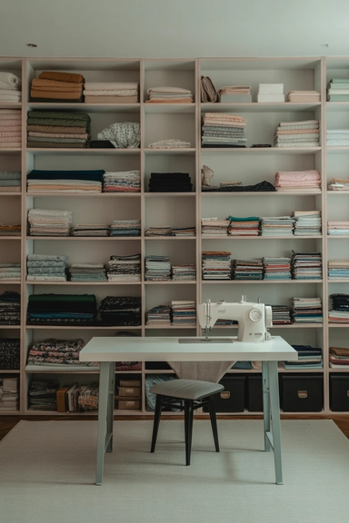 Fabric Library Walls That Turn Collections Into a System