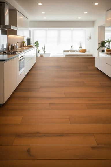 23 Small Kitchen Remodel Ideas That Maximize Every Inch 22 Refresh Flooring for a Cohesive Look