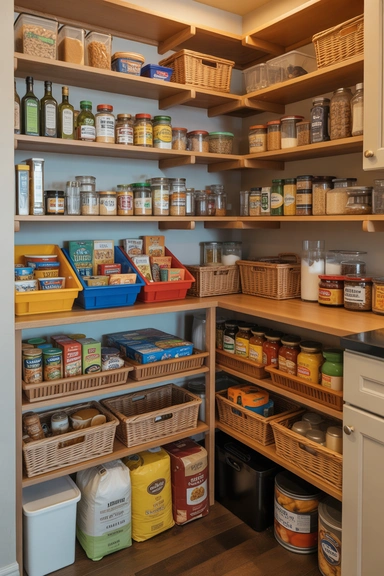 Corner Pantry Layouts That Support Daily Workflow