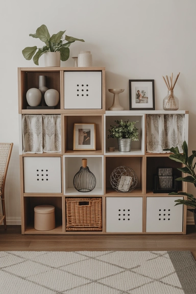 21 - Cube Organizer Decor Ideas for a Personalized Touch