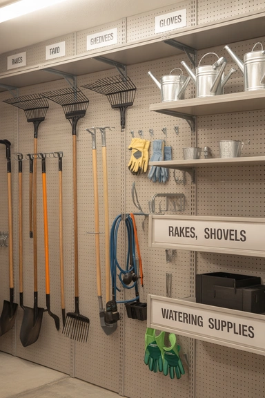 23 Garden Tool Organization Ideas for Garage and Shed Storage 22 Add Labels to Every Storage Section