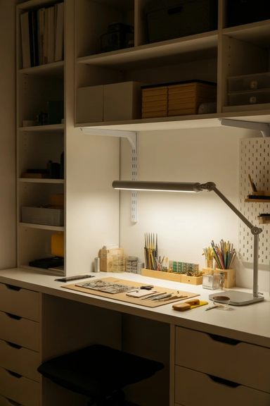 23 Hobby Room Design Ideas for Small Spaces That Maximize Every Inch 22 Design a Lighting Plan That Supports Precision Work