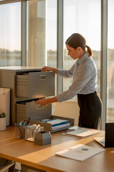 Home Office Storage Ideas That Keep Workspaces Clear 23 Keep a Weekly Reset Routine