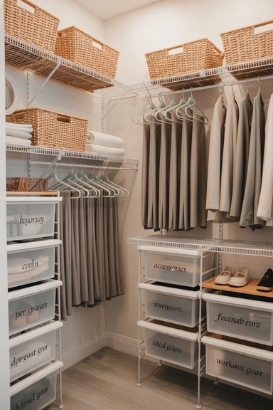 Consistent Systems That Keep the Closet Organized Long-Term