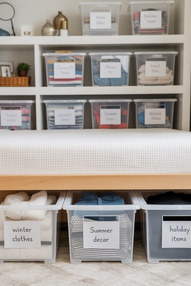  Clear Storage Rotation Systems for Seasonal Items