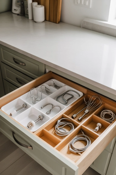 Drawer Inserts for Appliance Attachments