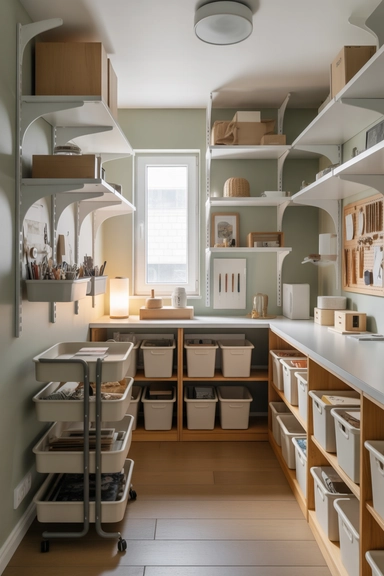 23 Hobby Room Design Ideas for Small Spaces That Maximize Every Inch 23 Keep the Room Flexible for Changing Projects