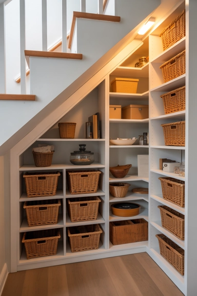 Make Under-Stairs or Awkward Nooks Functional