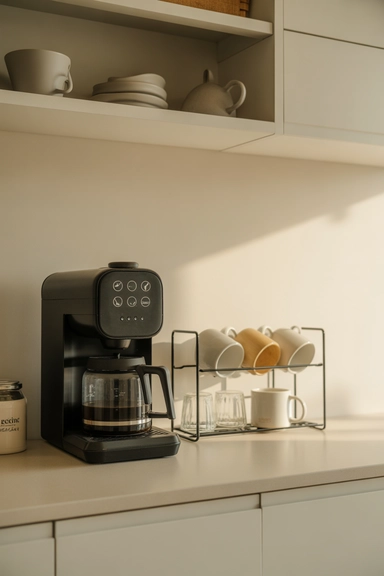 Minimal Coffee Stations That Reset in Seconds