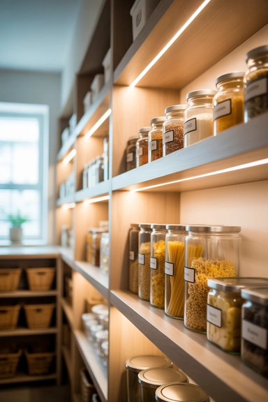 Pantry Lighting That Improves Visibility and Flow