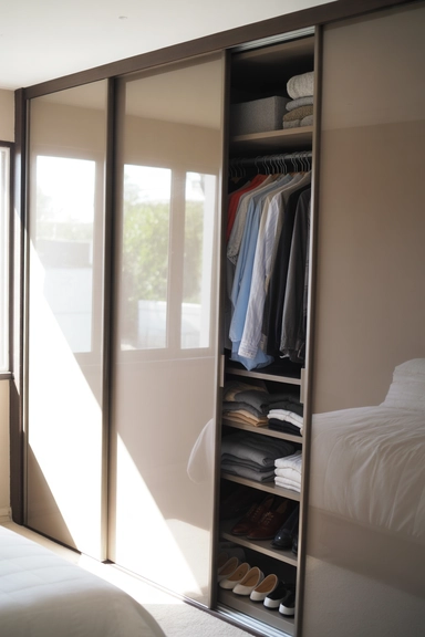  Sliding Door Wardrobes That Save Floor Clearance