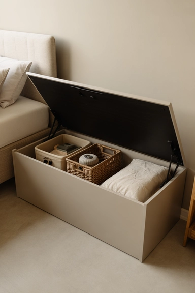 Multi-Functional Storage Benches for Dual Use