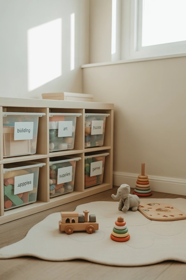 22 Kids Room Storage Ideas That Keep Toys Under Control 4 Create a Toy Rotation System to Reduce Overload