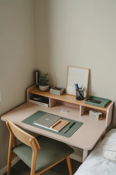 22 Desk Organization Ideas for Small Spaces That Stay Tidy 4 Use a Monitor Riser to Create Hidden Storage