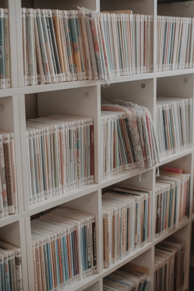 Comic Board Folding for Uniform Fabric Storage