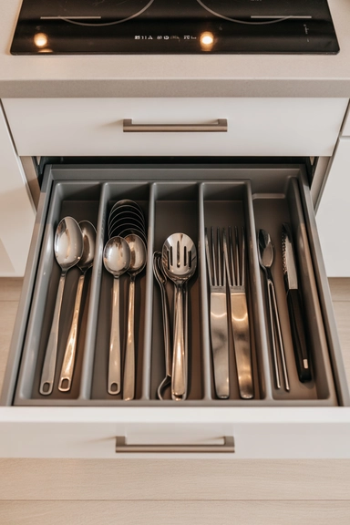 Use Deep Drawer Organizers for Large Utensils